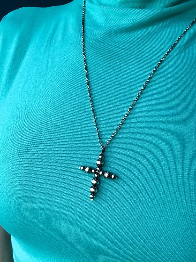 Desert Prayer Cross Necklace - LeSilveStone
