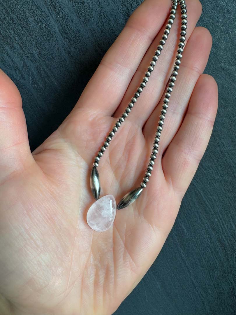 Desert Rose Choker Necklace in Sterling Silver, 3 mm - LeSilveStone