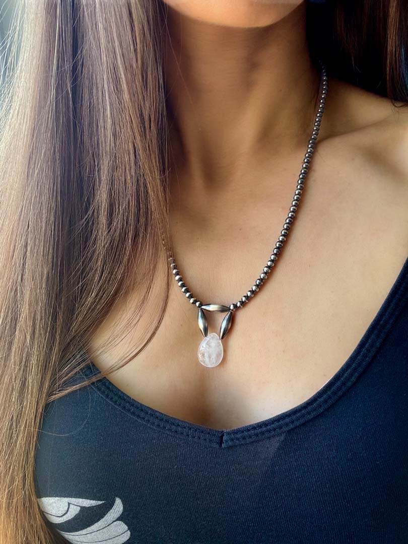 Desert Rose Trinity Necklace - LeSilveStone