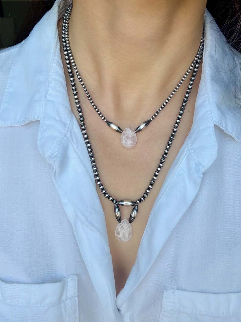 Desert Rose Trinity Necklace - LeSilveStone