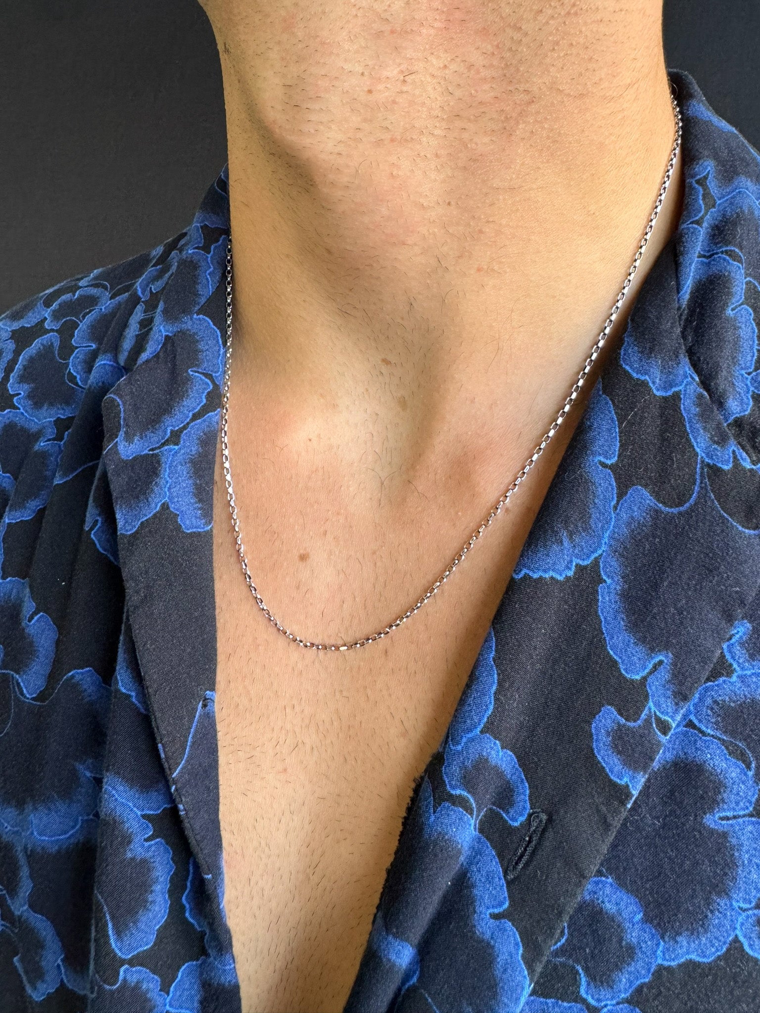 Diamond Cut Chain Necklace in Sterling Silver - LeSilveStone