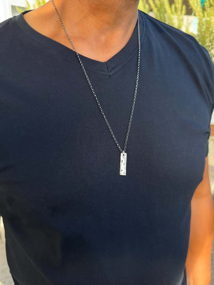 Forest Mark Pendant in Fine Silver - LeSilveStone