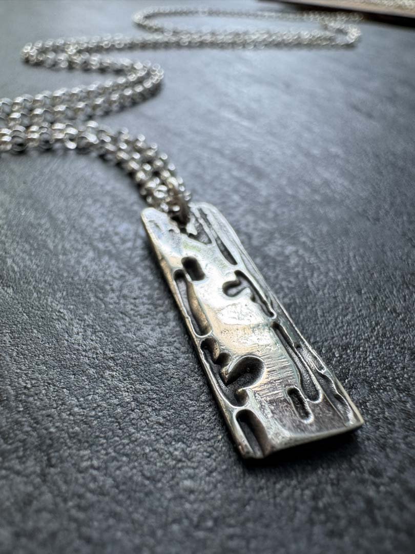 Forest Mark Pendant in Fine Silver - LeSilveStone