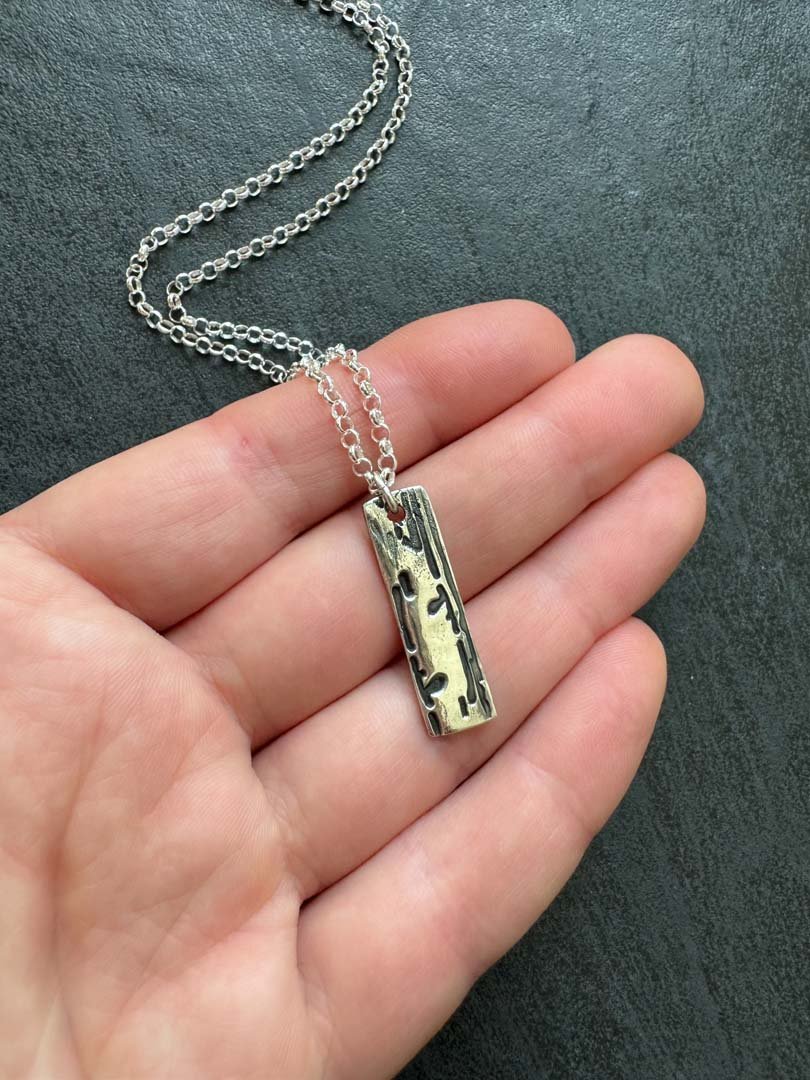 Forest Mark Pendant in Fine Silver - LeSilveStone