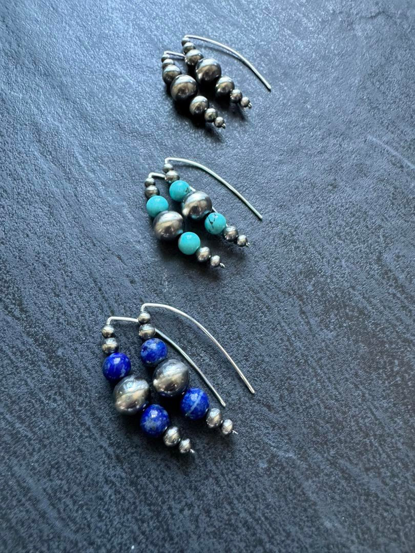 Lapis Spirit Earrings - LeSilveStone