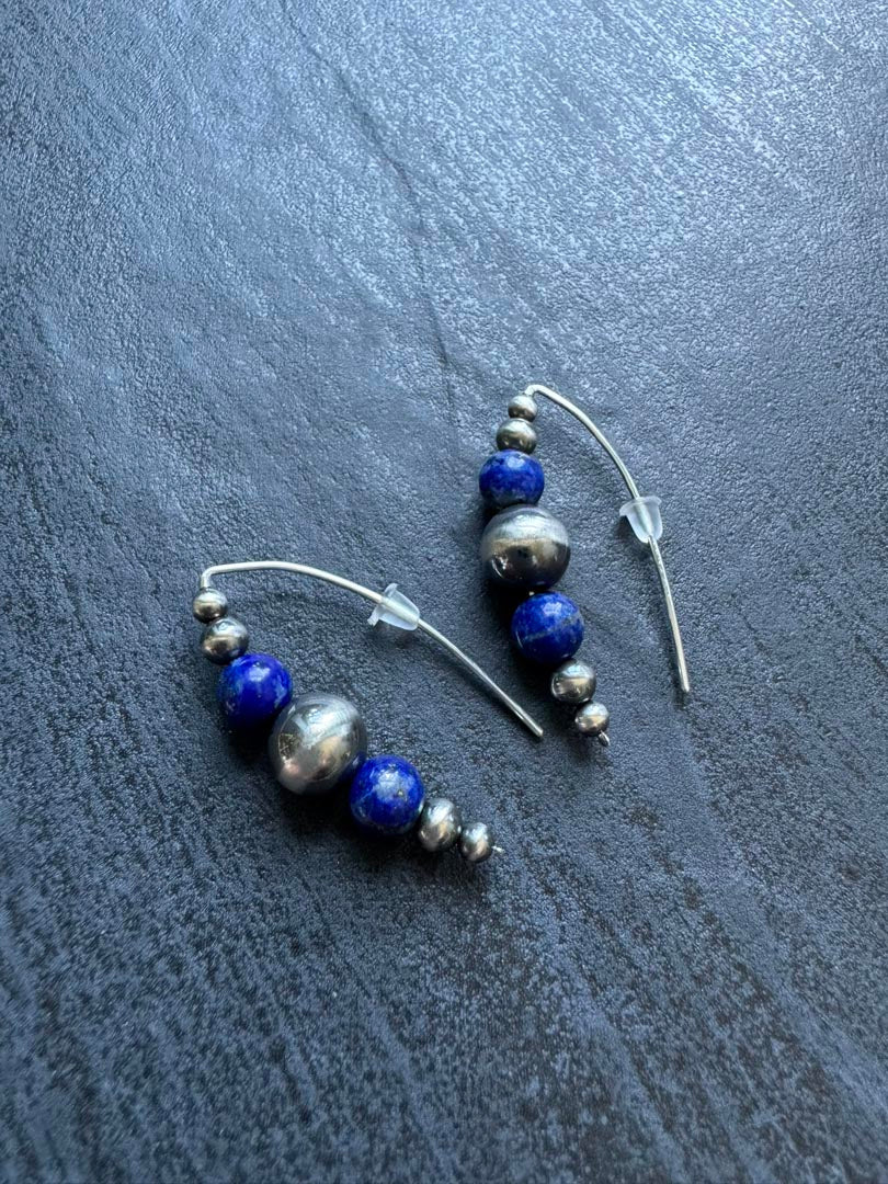 Lapis Spirit Earrings - LeSilveStone