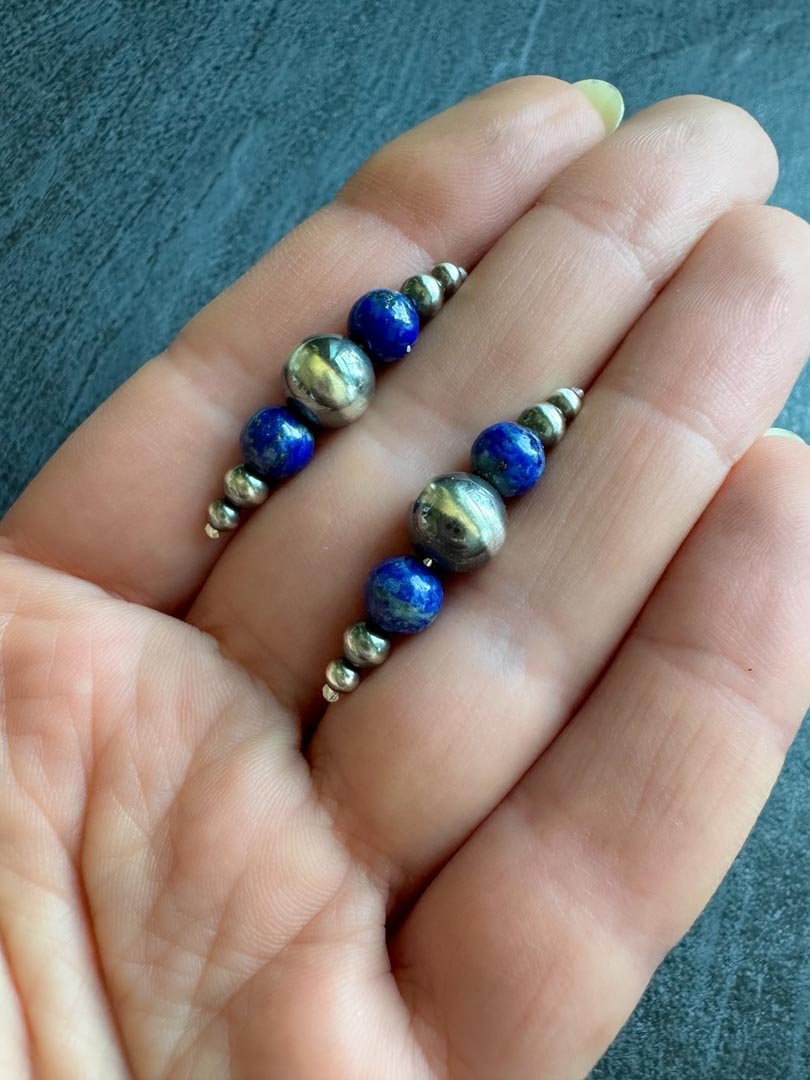 Lapis Spirit Earrings - LeSilveStone