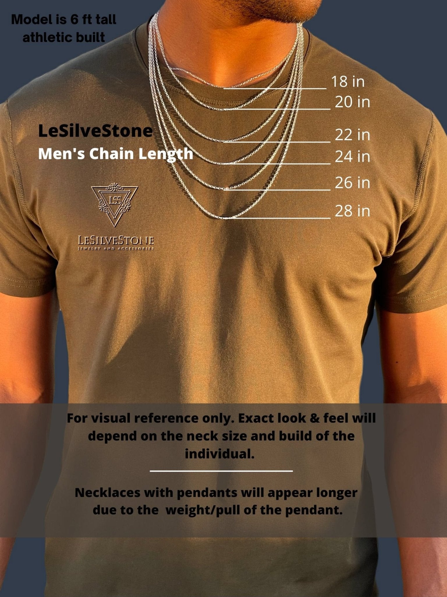 Oxidized Sterling Silver Necklace with Double Feather Pendant - LeSilveStone