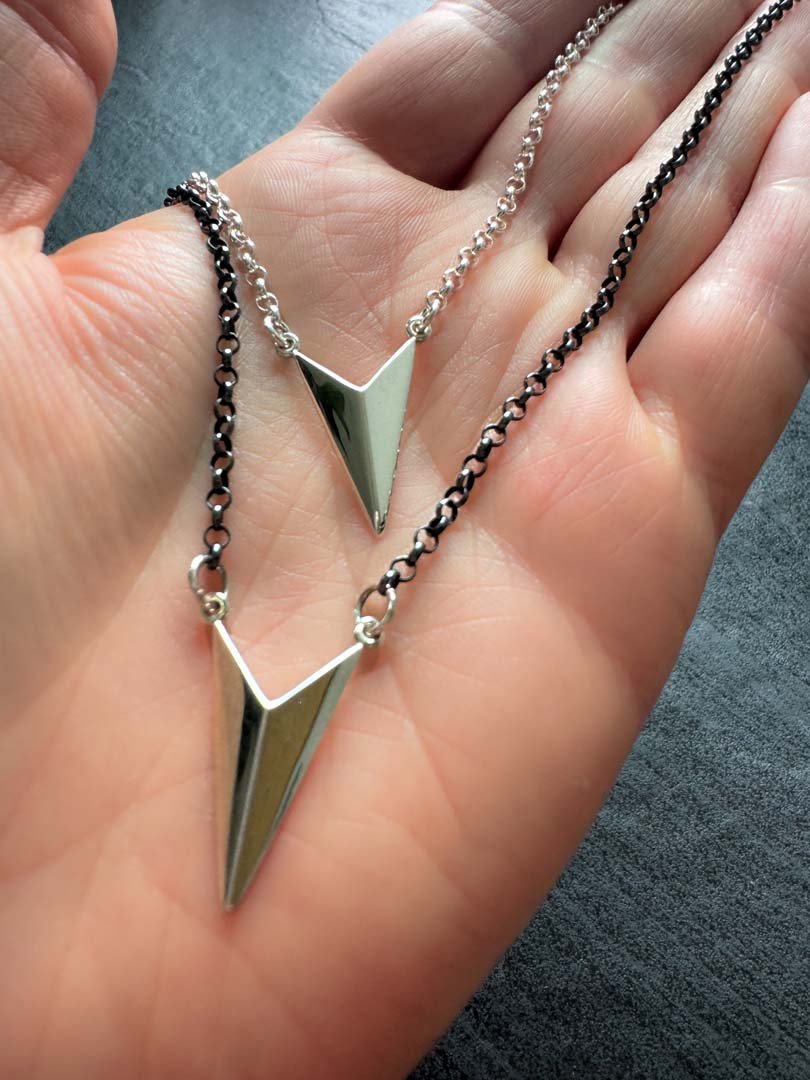 Sterling Silver Arrowhead Necklace - LeSilveStone