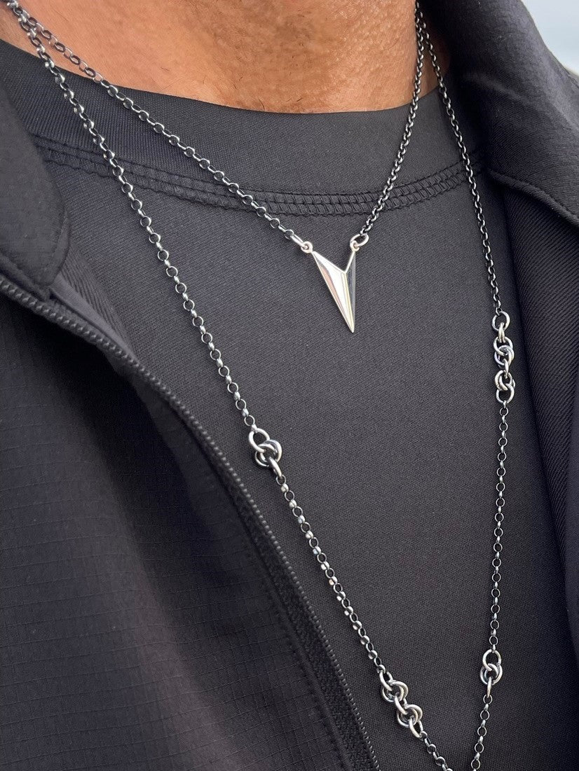 Sterling Silver Arrowhead Necklace - LeSilveStone
