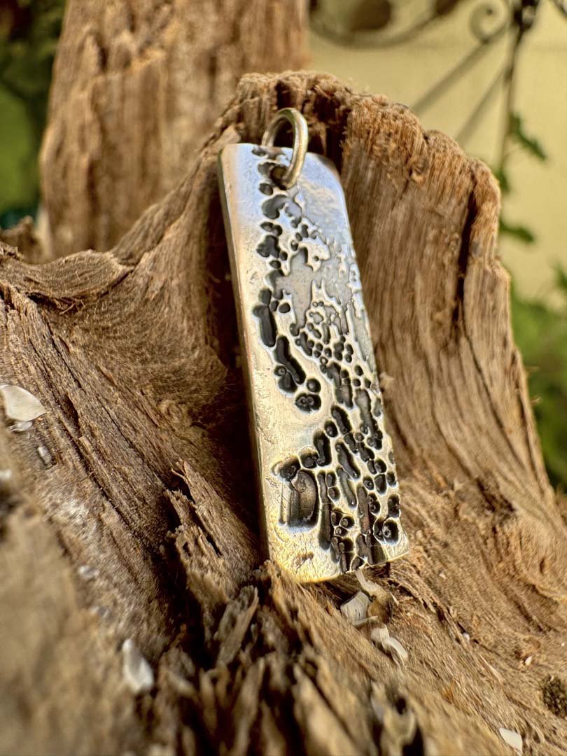 Terra Pulse Pendant in Fine Silver - LeSilveStone