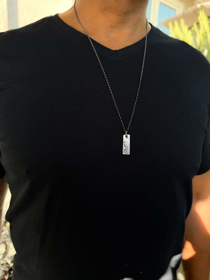 Terra Pulse Pendant in Fine Silver - LeSilveStone