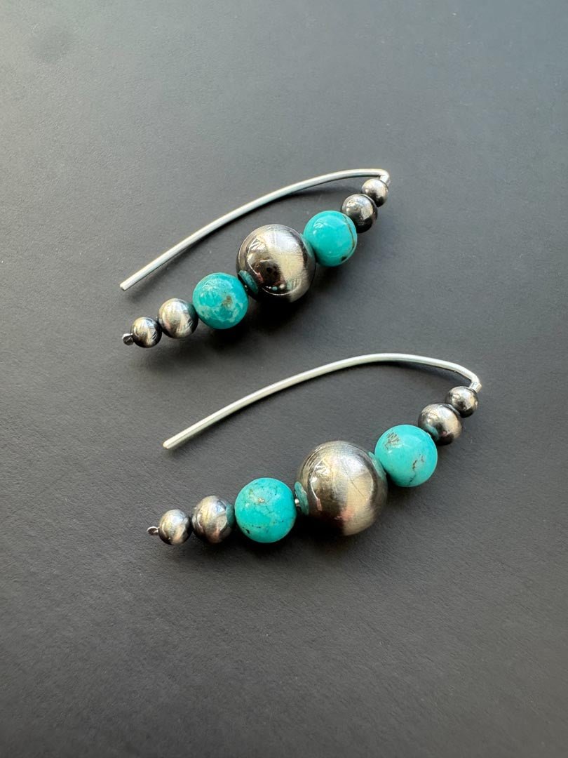Turquoise Spirit Earrings - LeSilveStone