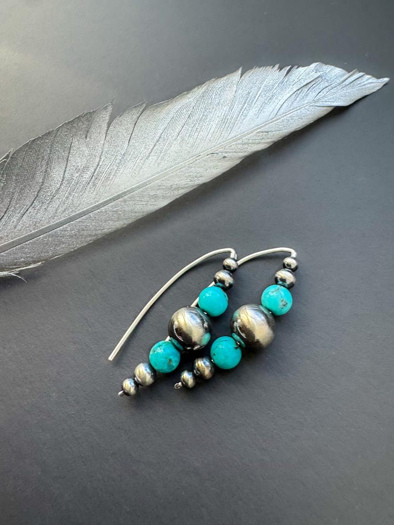 Turquoise Spirit Earrings - LeSilveStone