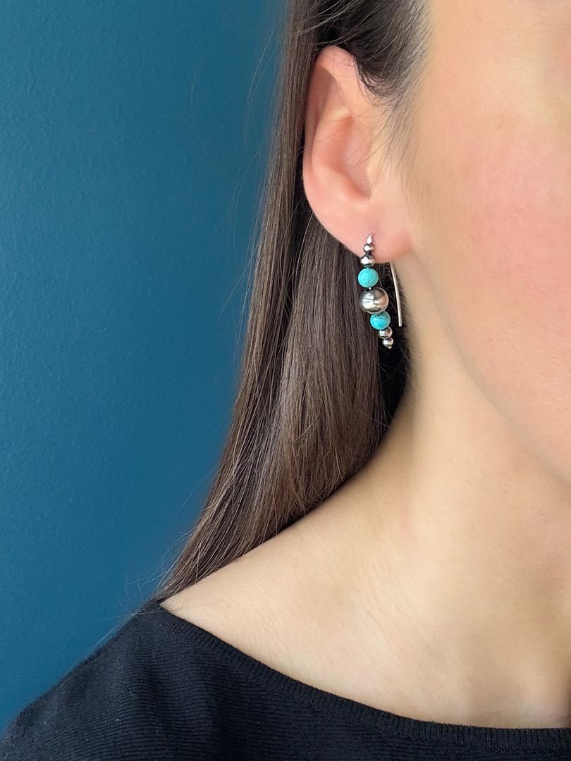 Turquoise Spirit Earrings - LeSilveStone