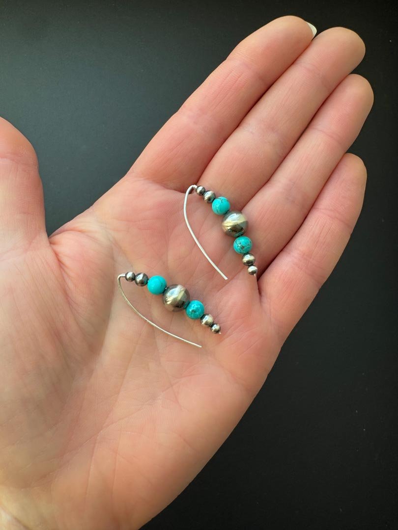 Turquoise Spirit Earrings - LeSilveStone