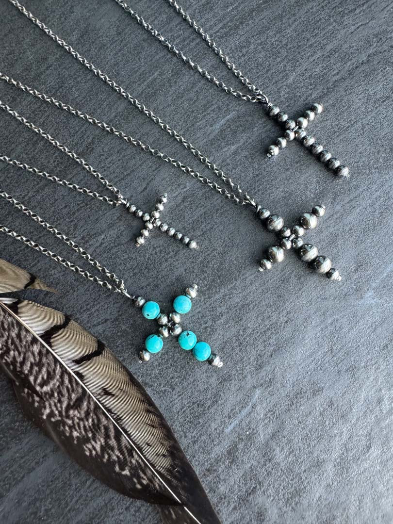 Western Skies Cross Necklace - LeSilveStone