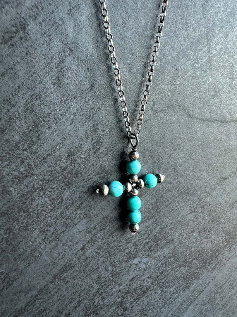 Western Skies Cross Necklace - LeSilveStone