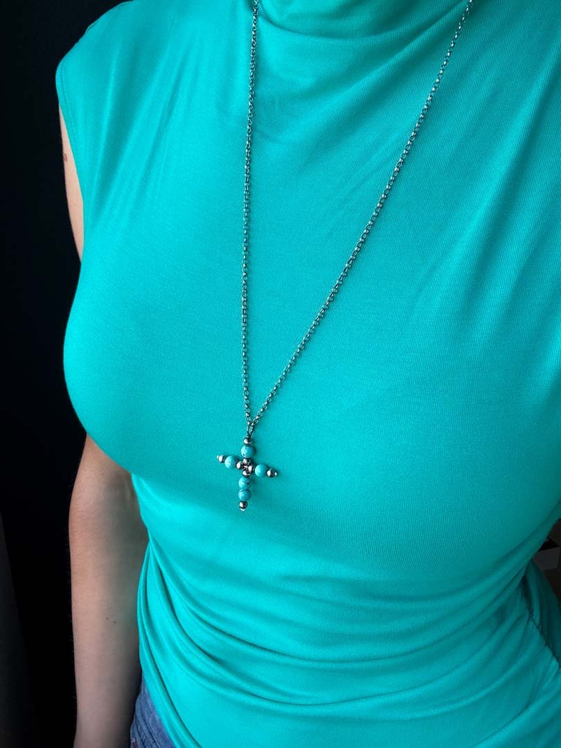 Western Skies Cross Necklace - LeSilveStone