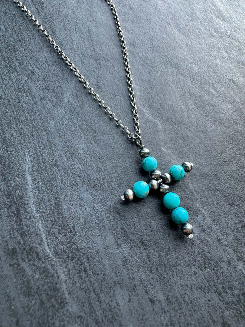 Western Skies Cross Necklace - LeSilveStone