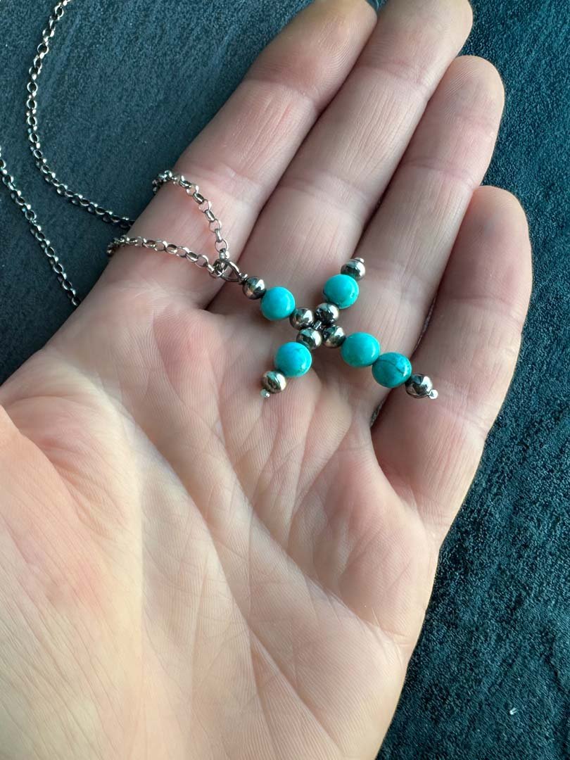 Western Skies Cross Necklace - LeSilveStone