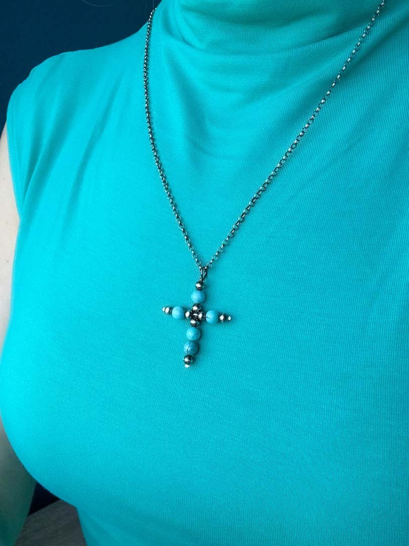 Western Skies Cross Necklace - LeSilveStone