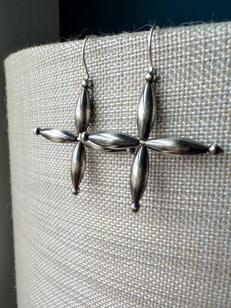 Western Star Earrings in Sterling Silver - LeSilveStone