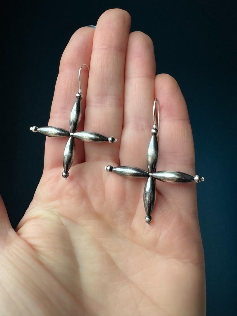 Western Star Earrings in Sterling Silver - LeSilveStone