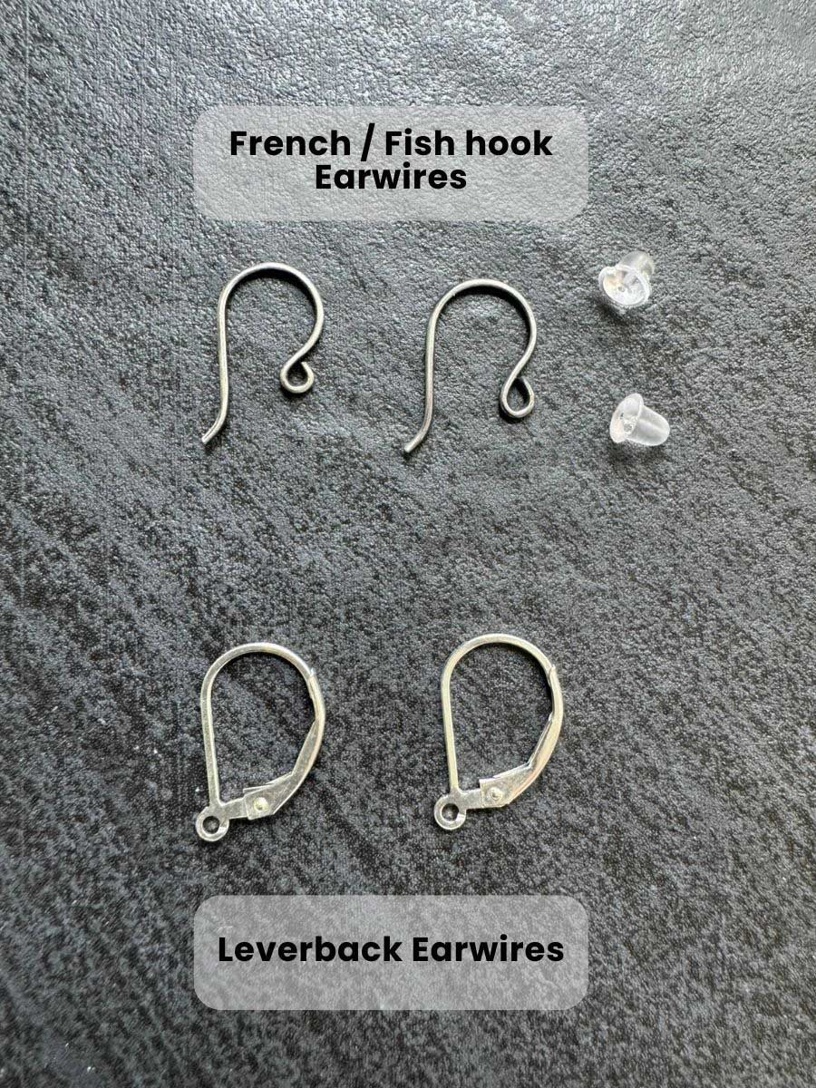 3D Horn Dangle Earrings in Sterling Silver - LeSilveStone