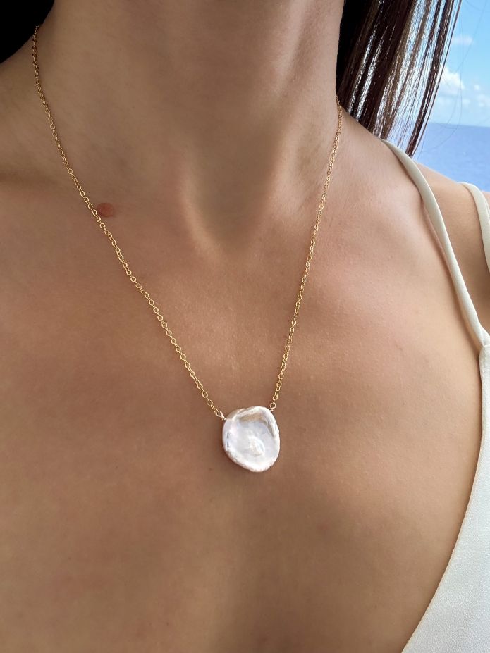 Keshi Pearl Necklace