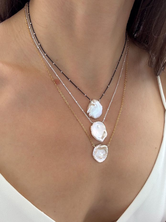 Keshi Pearl Necklace