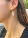 Angel Wings Huggie Hoop Earrings - LeSilveStone