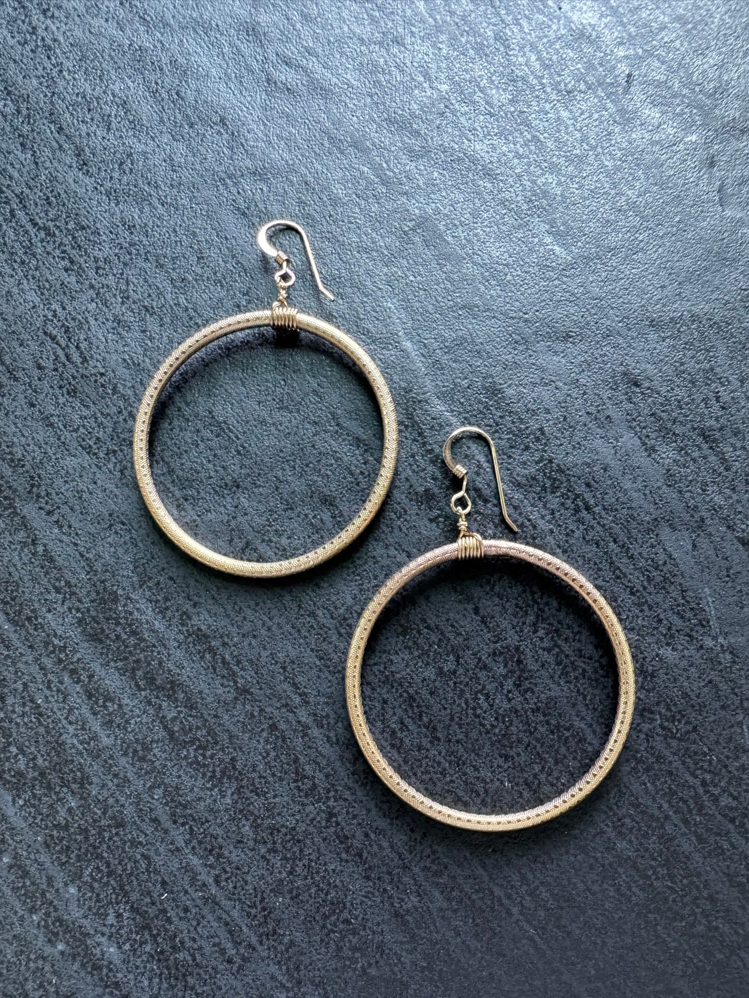 Celestial Dreams Gold Hoop Earrings - LeSilveStone
