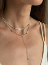 Extra Long Coin Chain in Sterling Silver - LeSilveStone