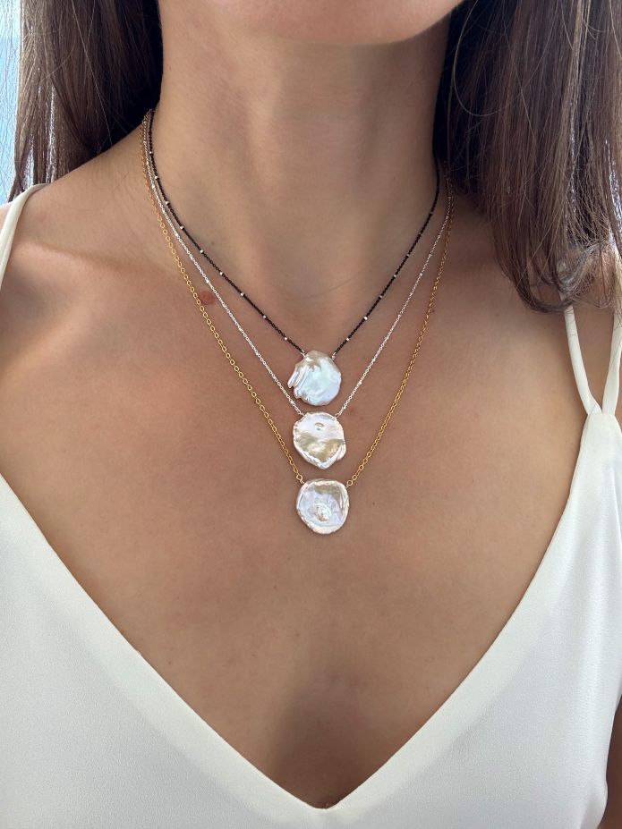 Keshi Pearl Necklace - LeSilveStone