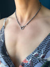 Large Spring Ring Navajo Pearl Style Necklace - LeSilveStone
