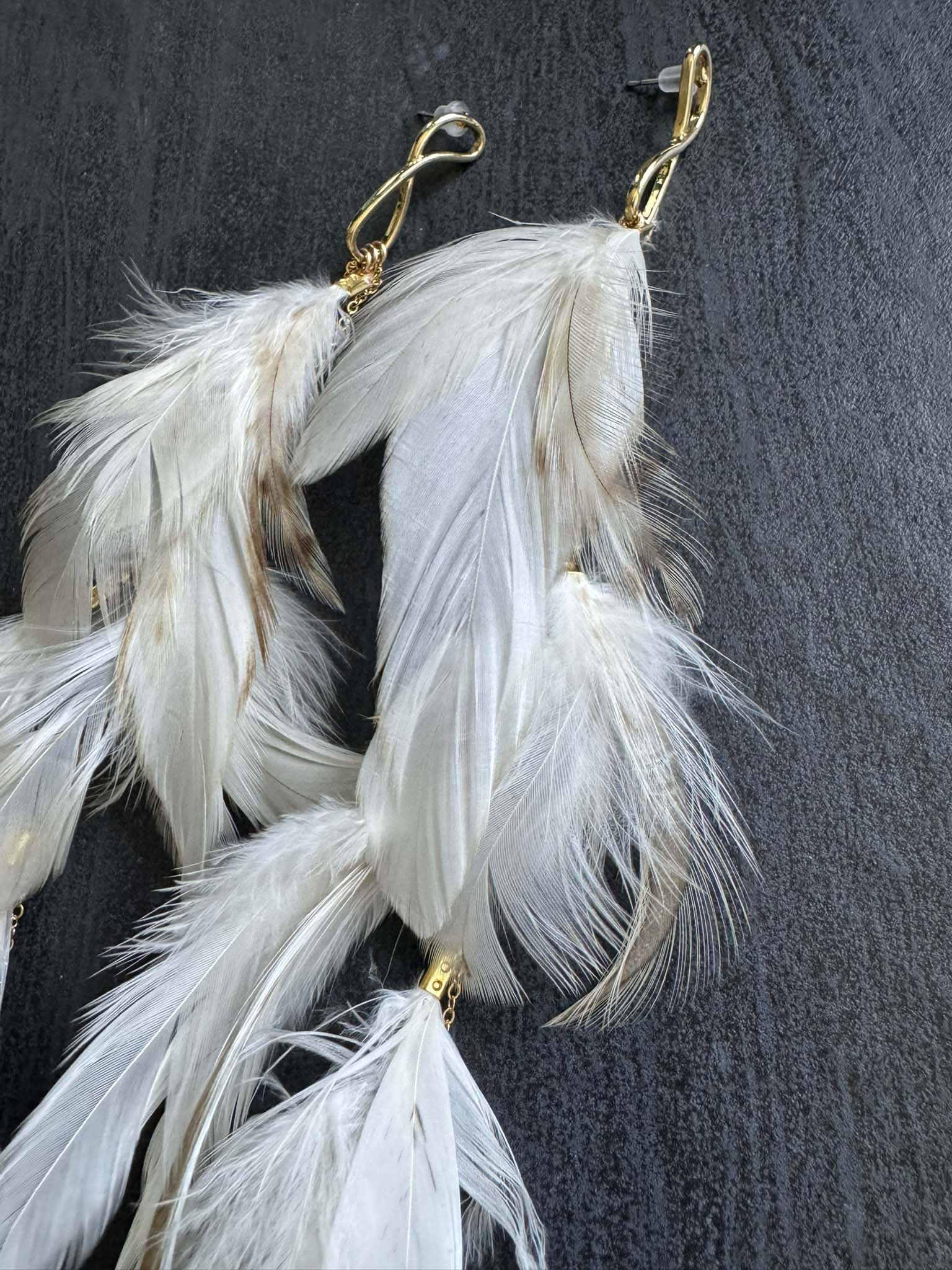 Maya Feather Earrings - LeSilveStone