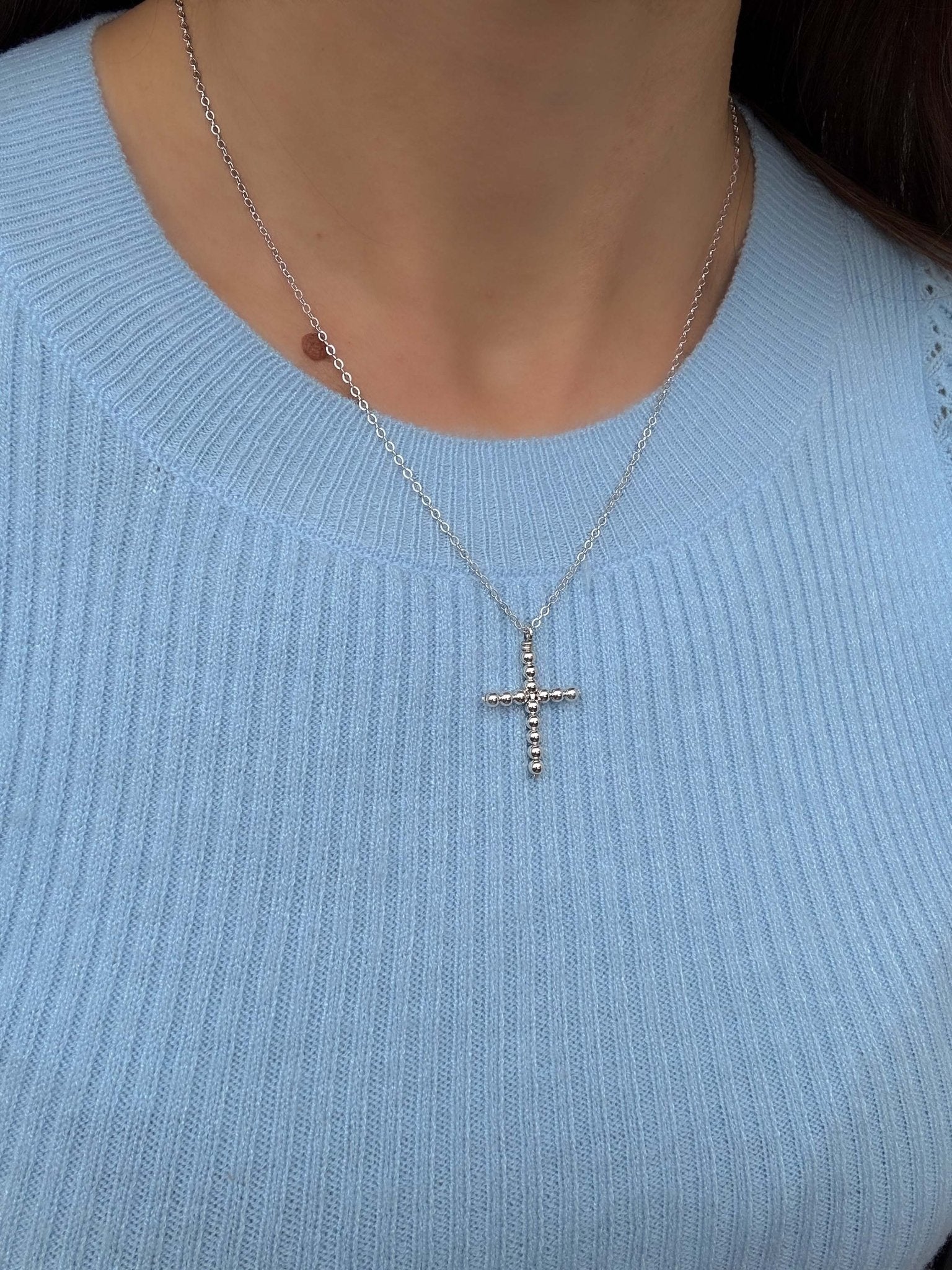 Small Desert Cross Necklace - LeSilveStone