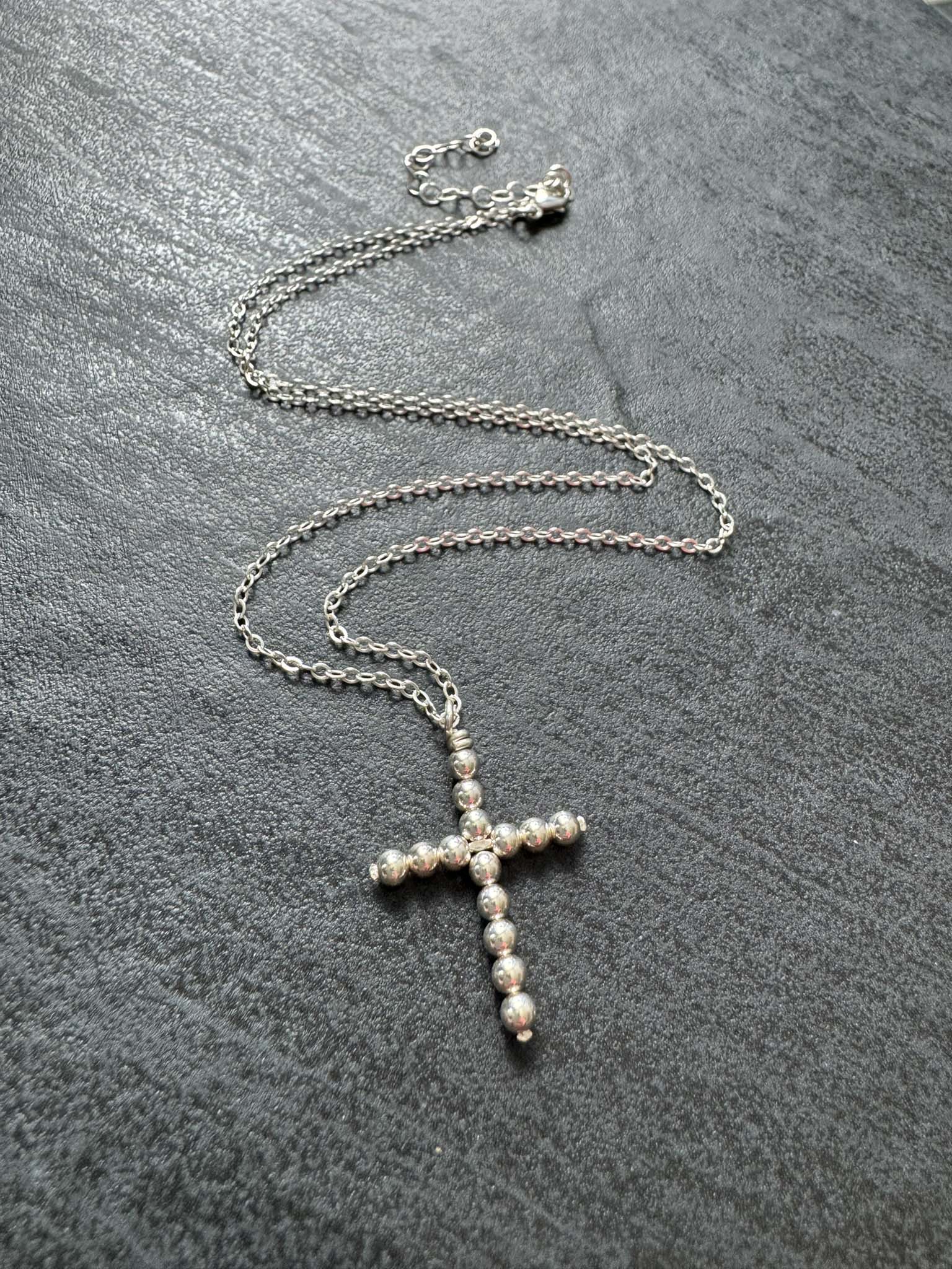 Small Desert Cross Necklace - LeSilveStone