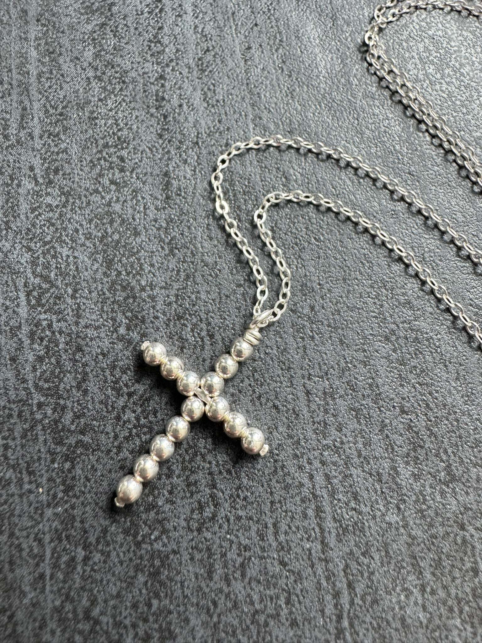 Small Desert Cross Necklace - LeSilveStone