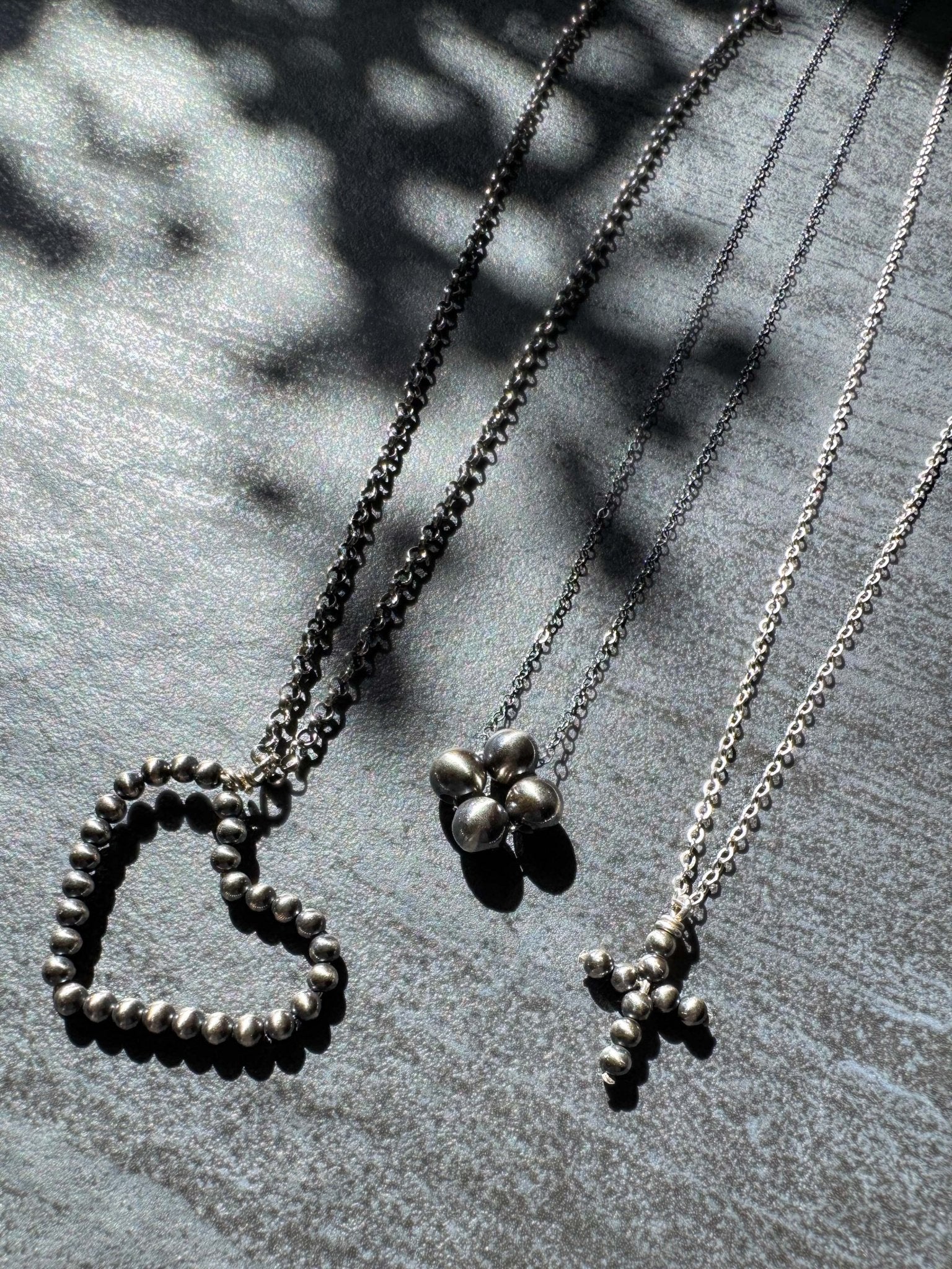 Tiny Desert Cross Necklace - LeSilveStone