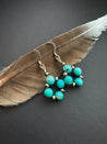 Turquoise Desert Flower Earrings - LeSilveStone