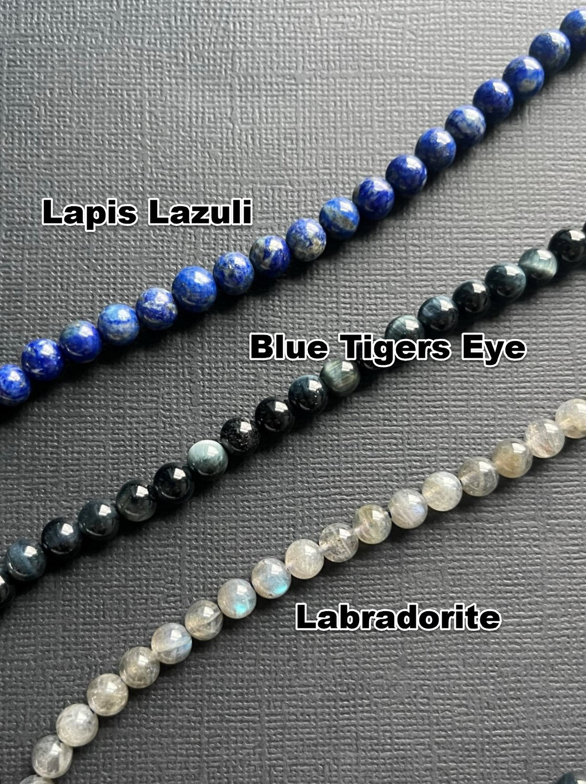 Beaded Gemstone Sterling Silver Bracelet for Men - LeSilveStone