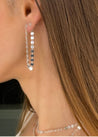 Long Statement Sterling Silver Coin Ear Jackets - LeSilveStone