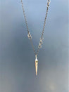 Signature Style Chain Necklace with Spike Pendant - LeSilveStone